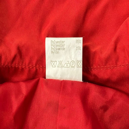 Celine Trench Coat M Red Long Sleeve Spring Fall 40 — view 4