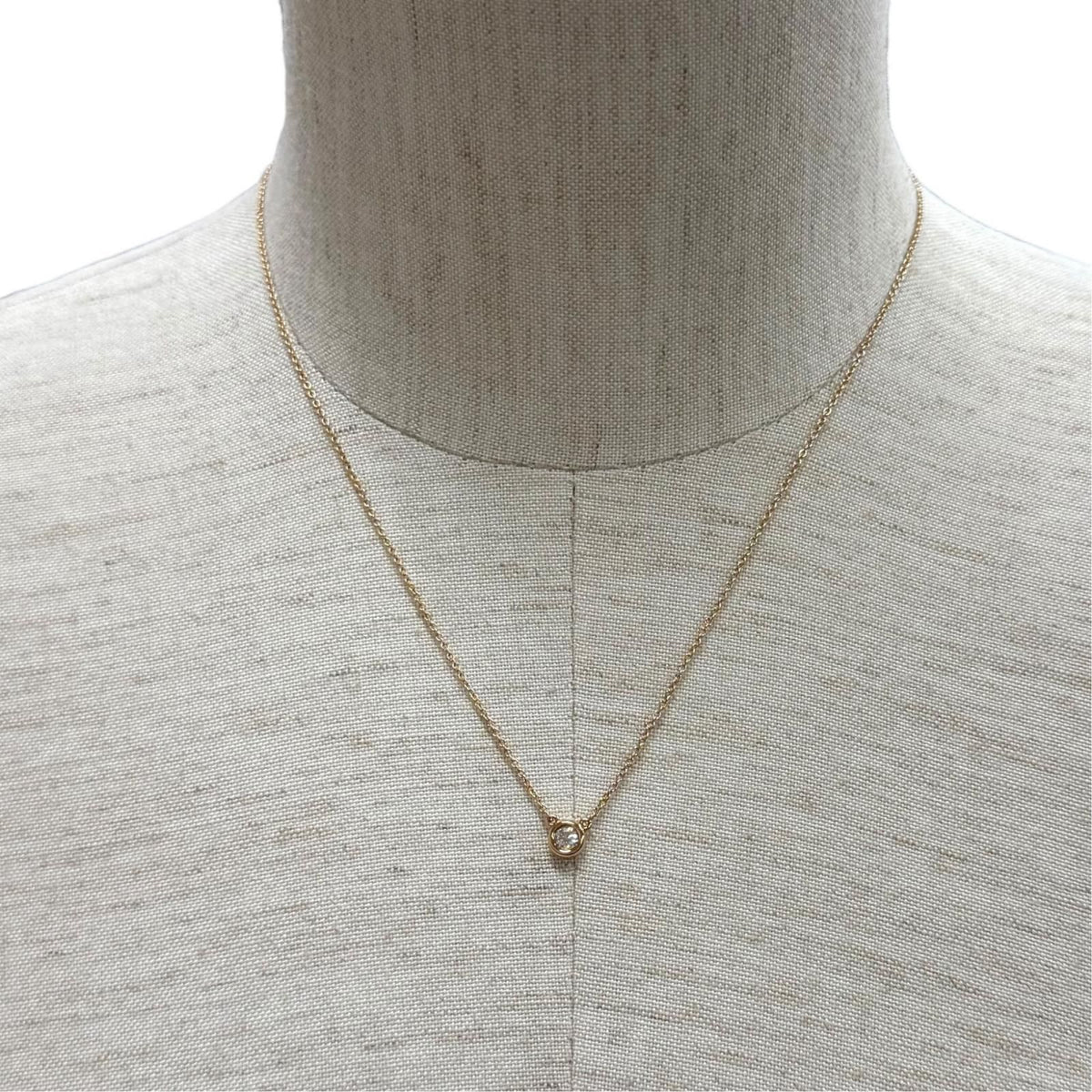 Tiffany & Co Elsa Peretti Diamond by the Yard Single Pendant — view 3