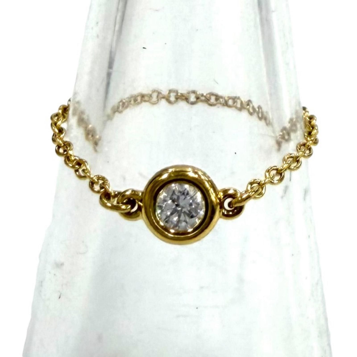 Tiffany & Co Elsa Peretti Diamond by the Yard Ring 750 JP