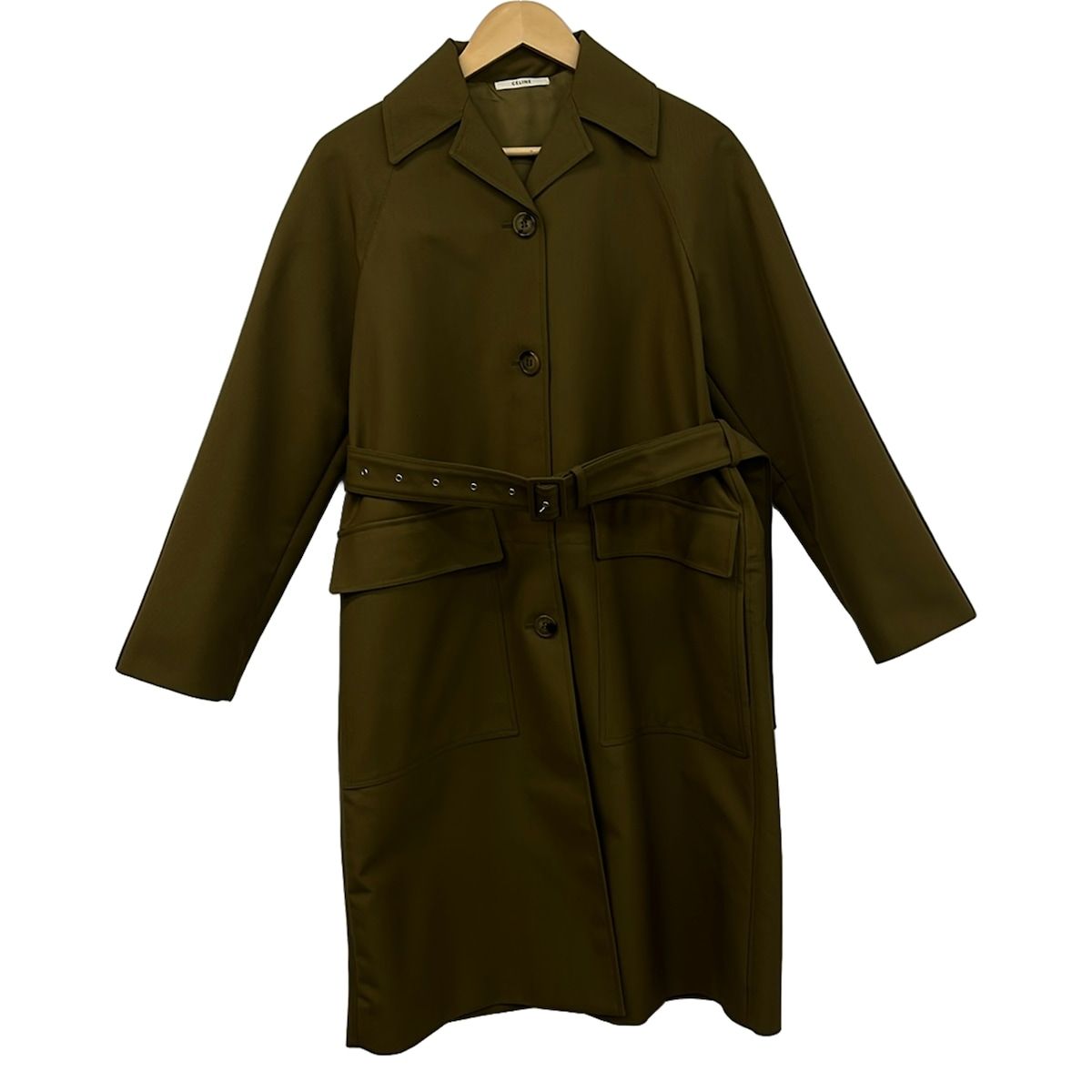 Celine Coat M Dark Green Spring Fall 38