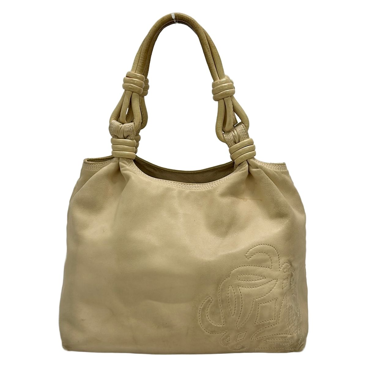 Loewe Tote Bag Ivory Leather
