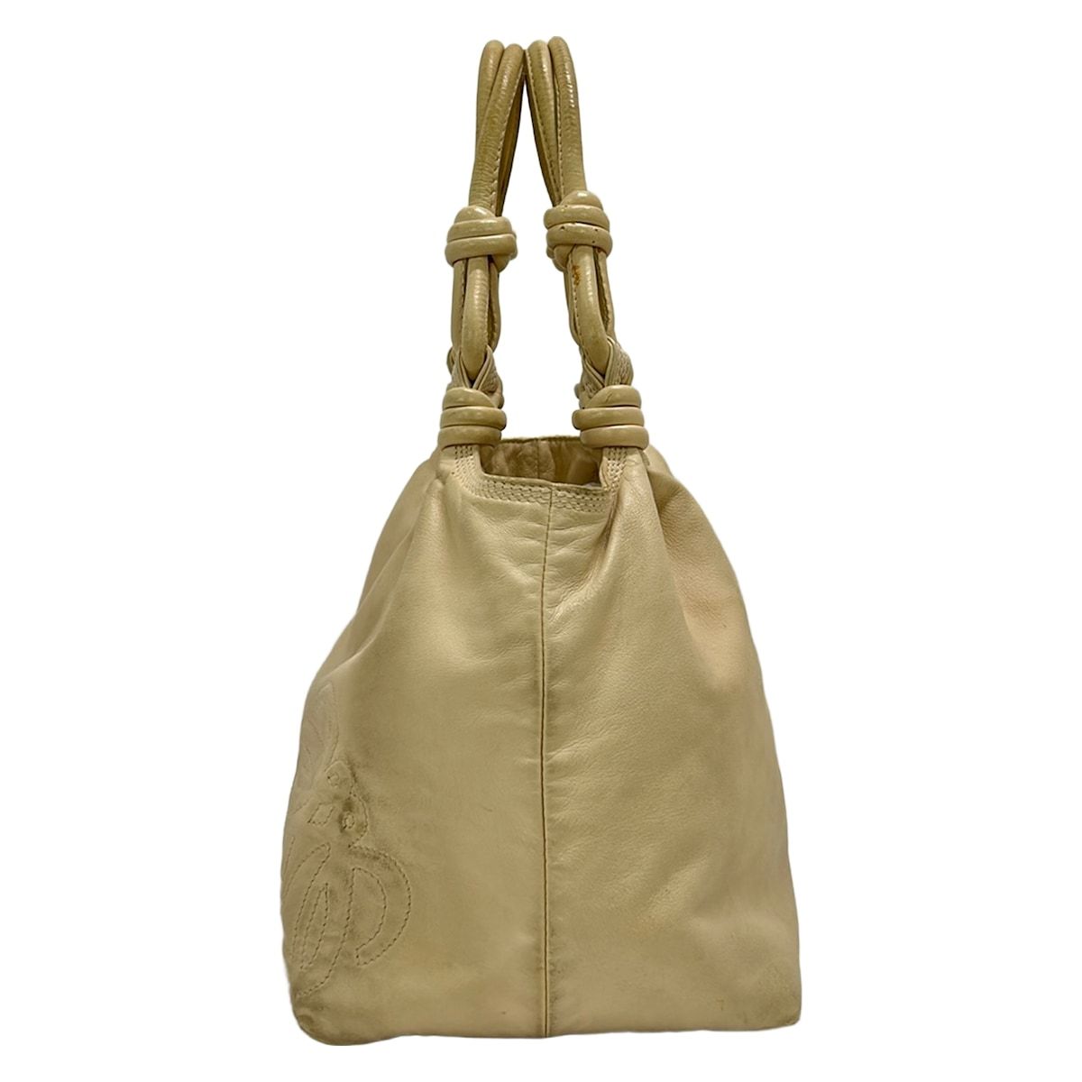 Loewe Tote Bag Ivory Leather — view 4