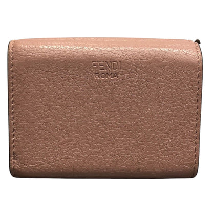 Fendi Peekaboo Micro Trifold Wallet Leather — view 2