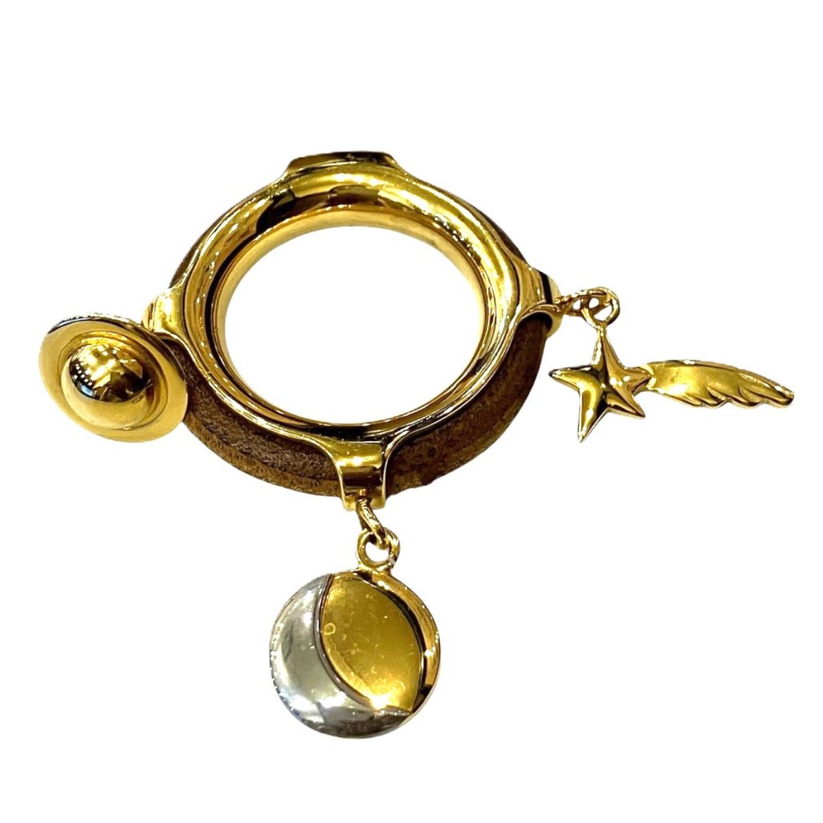 Hermes Scarf Ring Comet Leather