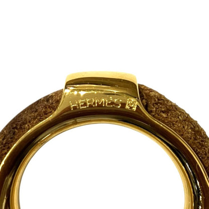 Hermes Scarf Ring Comet Leather — view 4