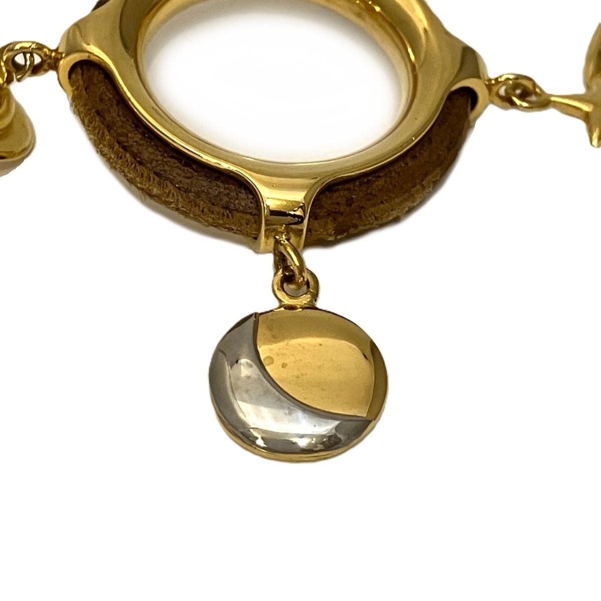Hermes Scarf Ring Comet Leather — view 7