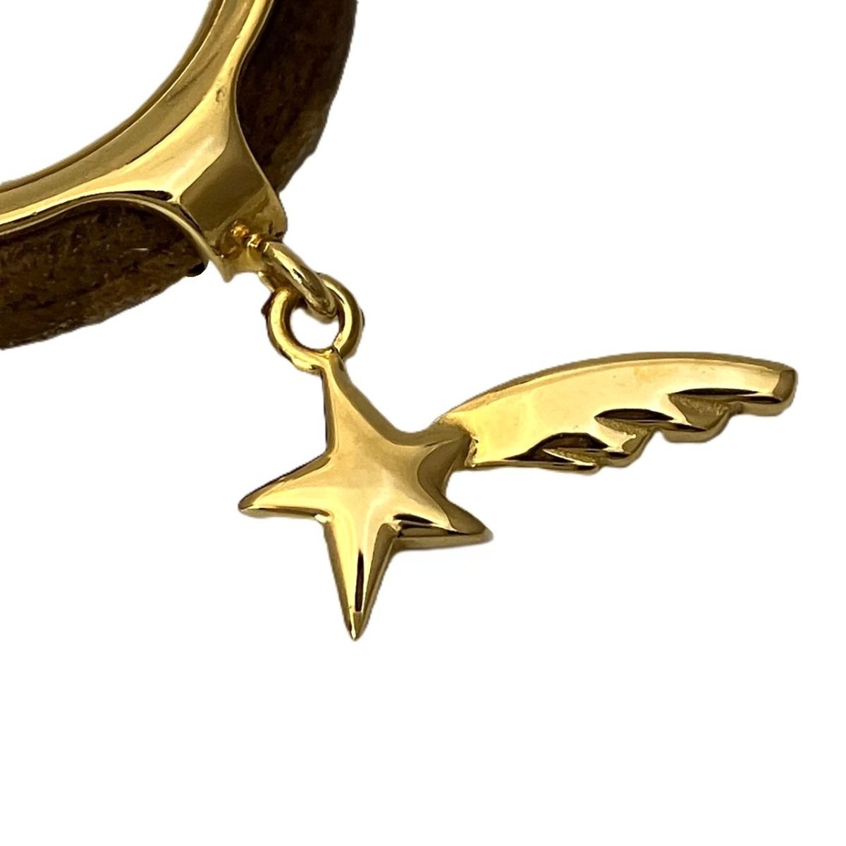 Hermes Scarf Ring Comet Leather — view 6