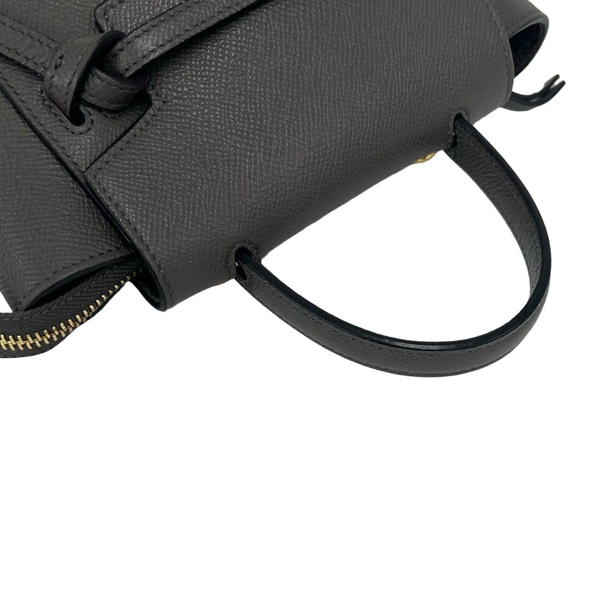 Celine Belt Bag Pico Leather 2-Way Mini Tote Gray — view 4