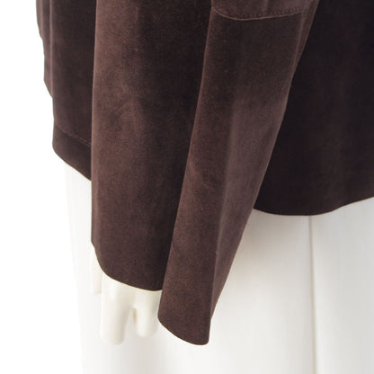 Miu Miu Vintage Leather Suede Jacket Brown — view 7