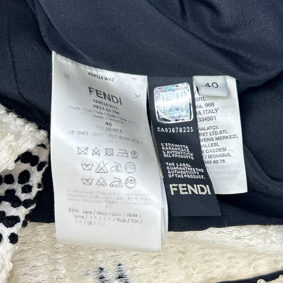 Fendi Wool Sleeveless Dress 40 — view 4