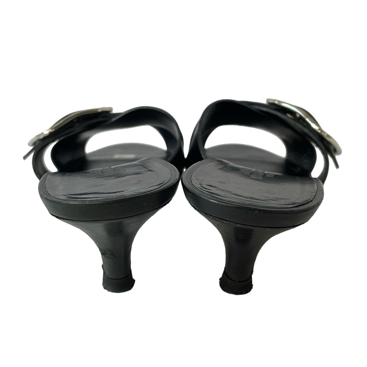 Hermes Mules Black Leather — view 3