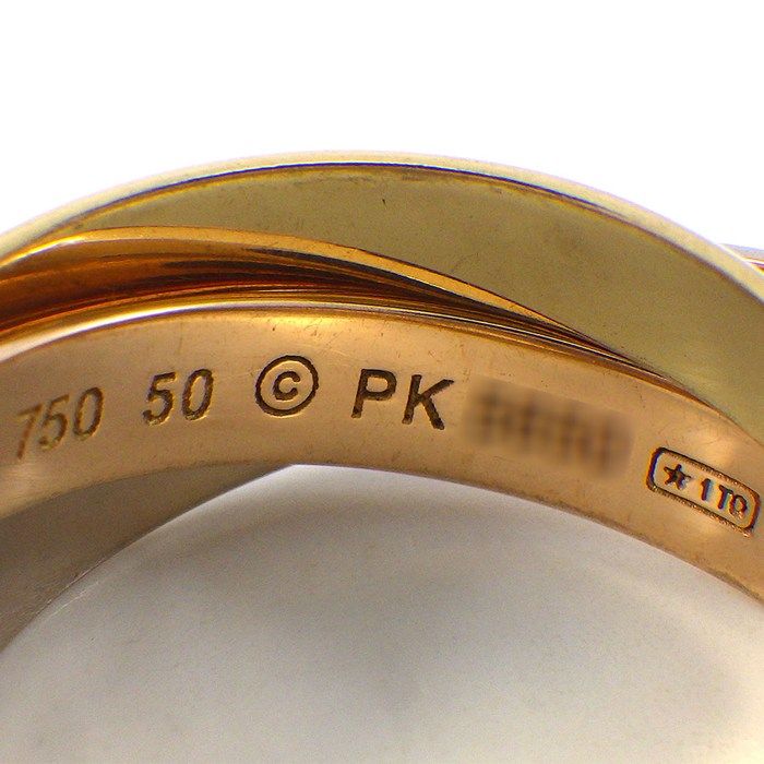 Cartier Ring Trinity Classic Model Three Color Diamond — view 3