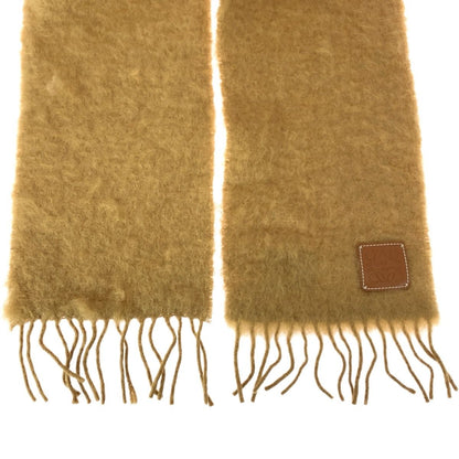 Loewe Anagram Beige Glitter le Wool Mohair Scarf — view 7