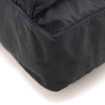 Prada Shoulder Bag Black Nylon Leather — view 7