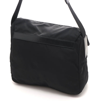 Prada Shoulder Bag Black Nylon Leather — view 2