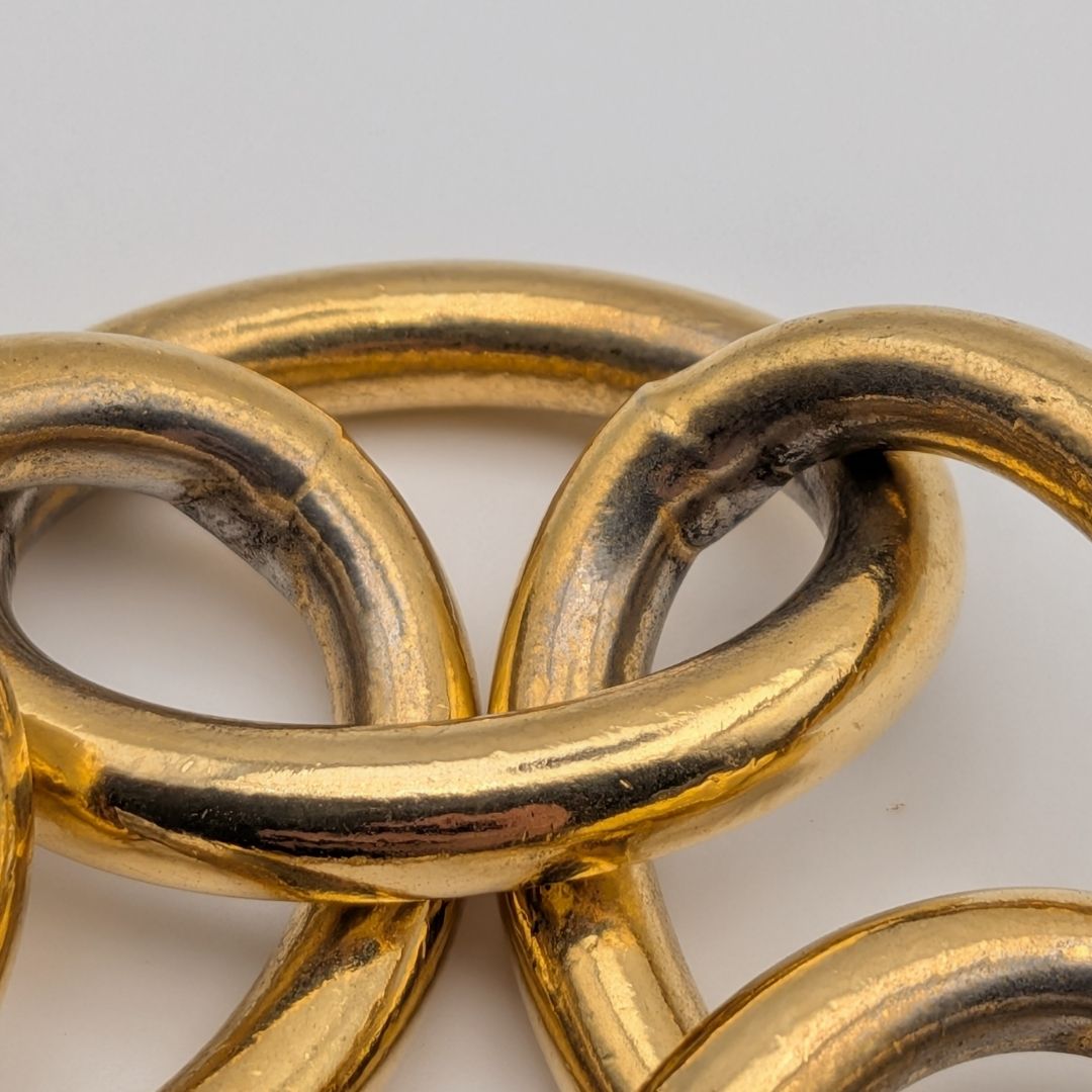 Chanel Chain Bracelet Gold Mantel First Era Vintage — view 5