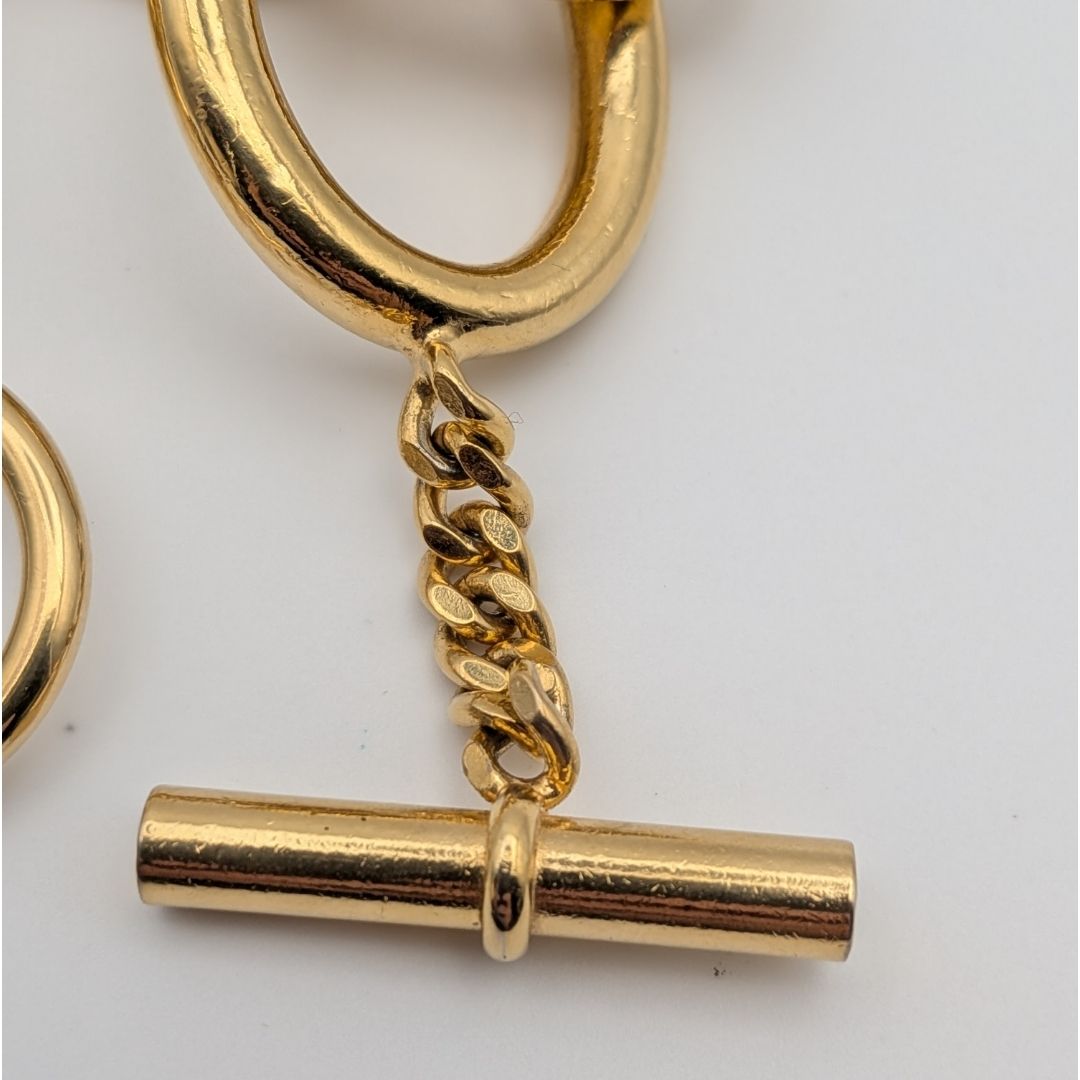 Chanel Chain Bracelet Gold Mantel First Era Vintage — view 3