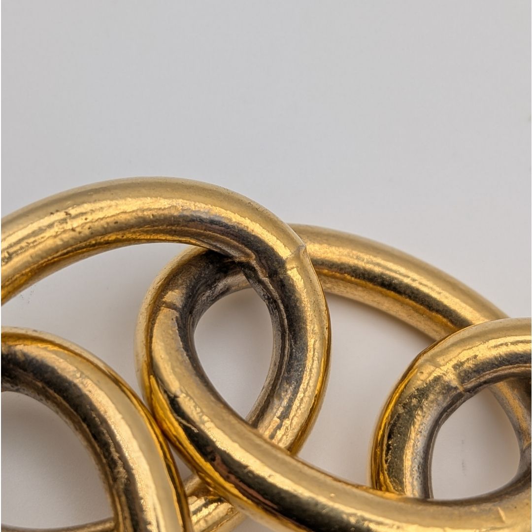 Chanel Chain Bracelet Gold Mantel First Era Vintage — view 2
