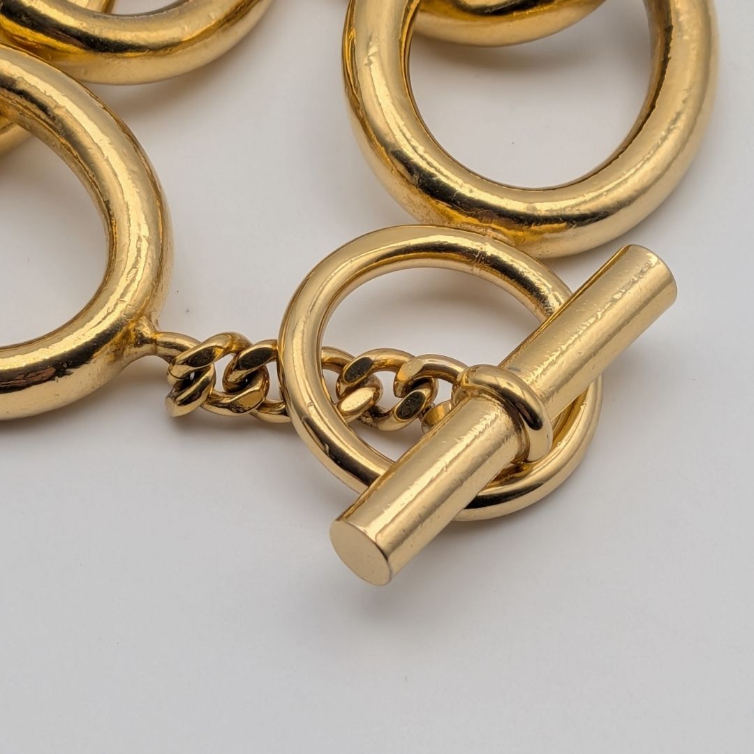 Chanel Chain Bracelet Gold Mantel First Era Vintage — view 4