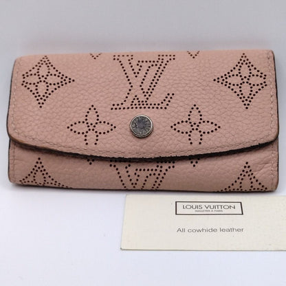 Louis Vuitton Multicles 4 Magnolia Monogram Mahina Pink Key Case Key Holder