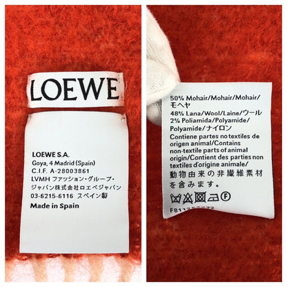 Loewe Anagram Multicolor Wool Mohair Scarf Shawl — view 4