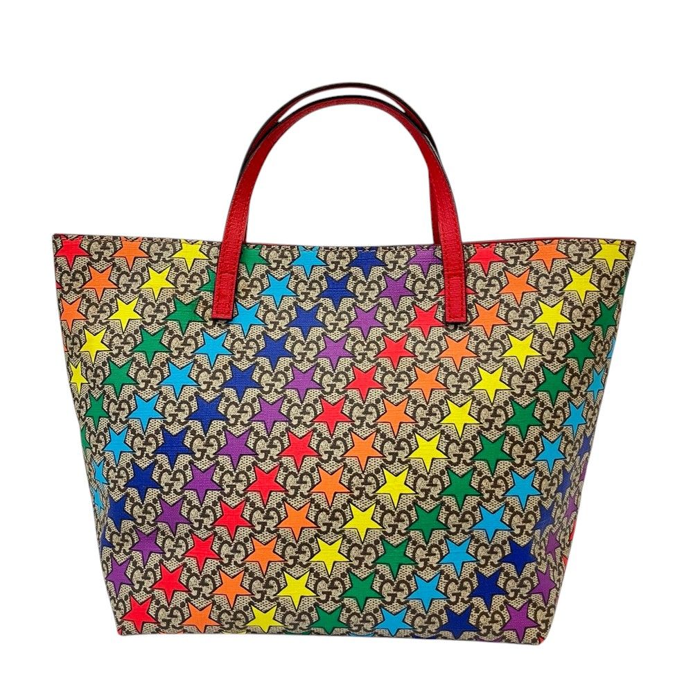 Gucci Children's GG Supreme Star Print Tote Bag Multicolor Kids