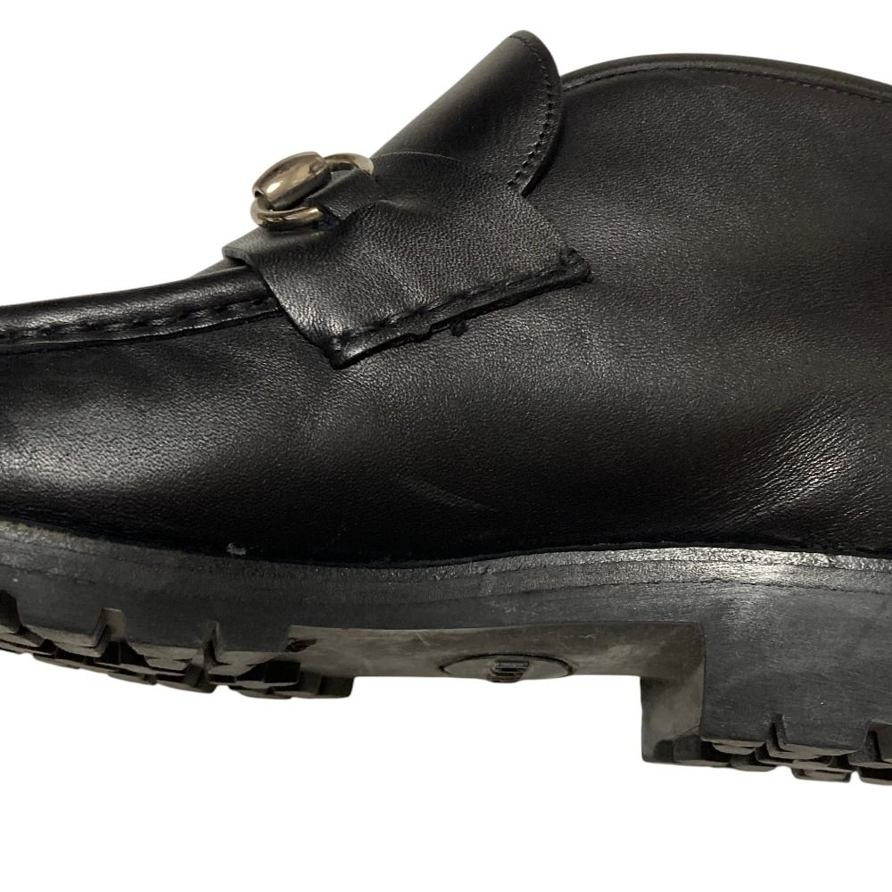Gucci Horsebit Leather Boots Black Short — view 7