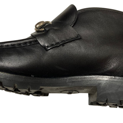 Gucci Horsebit Leather Boots Black Short — view 7