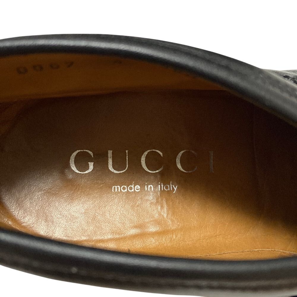 Gucci Horsebit Leather Boots Black Short — view 5