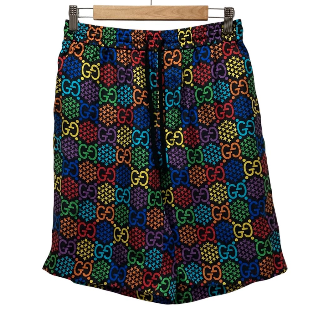 Gucci GG Psychedelic Silk Shorts Multicolor 44