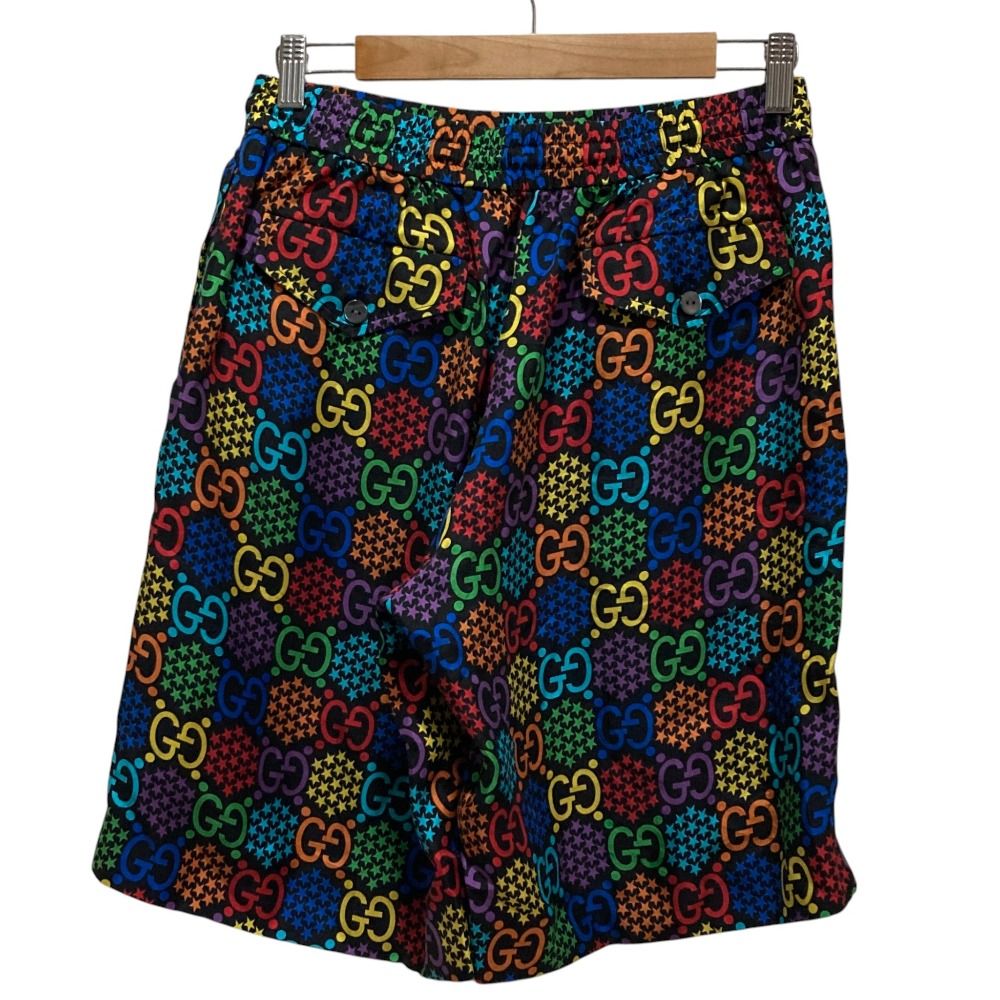 Gucci GG Psychedelic Silk Shorts Multicolor 44 — view 2