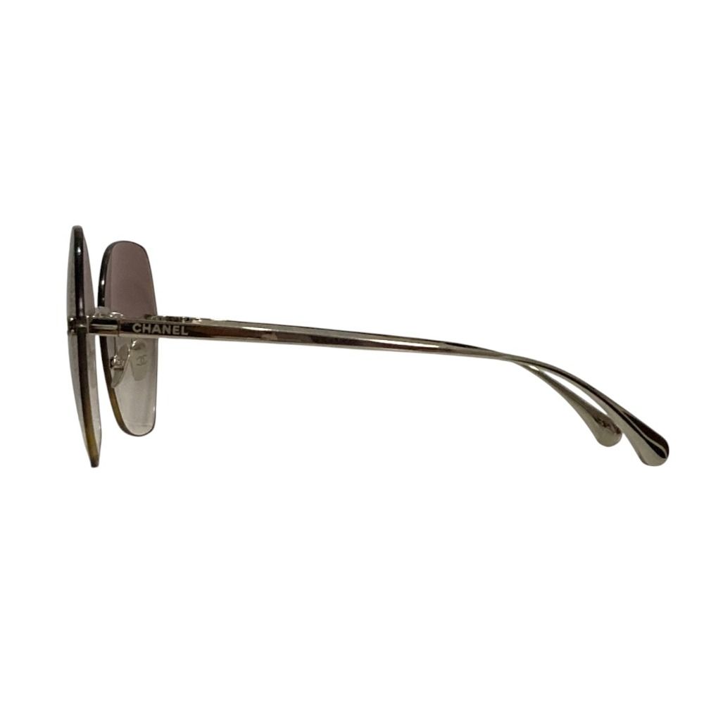 Chanel Rimless Sunglasses Brown Grade Eyewear — view 3