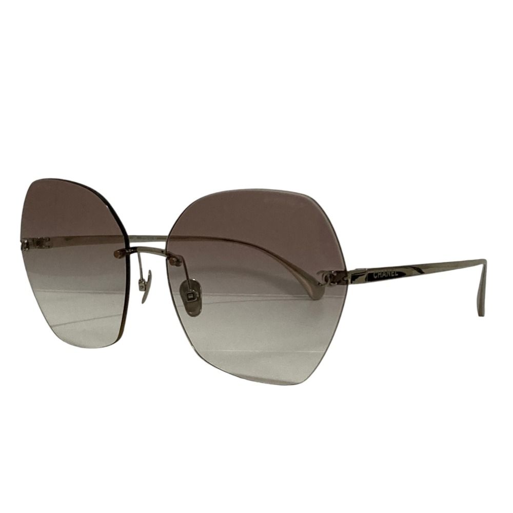 Chanel Rimless Sunglasses Brown Grade Eyewear — view 2