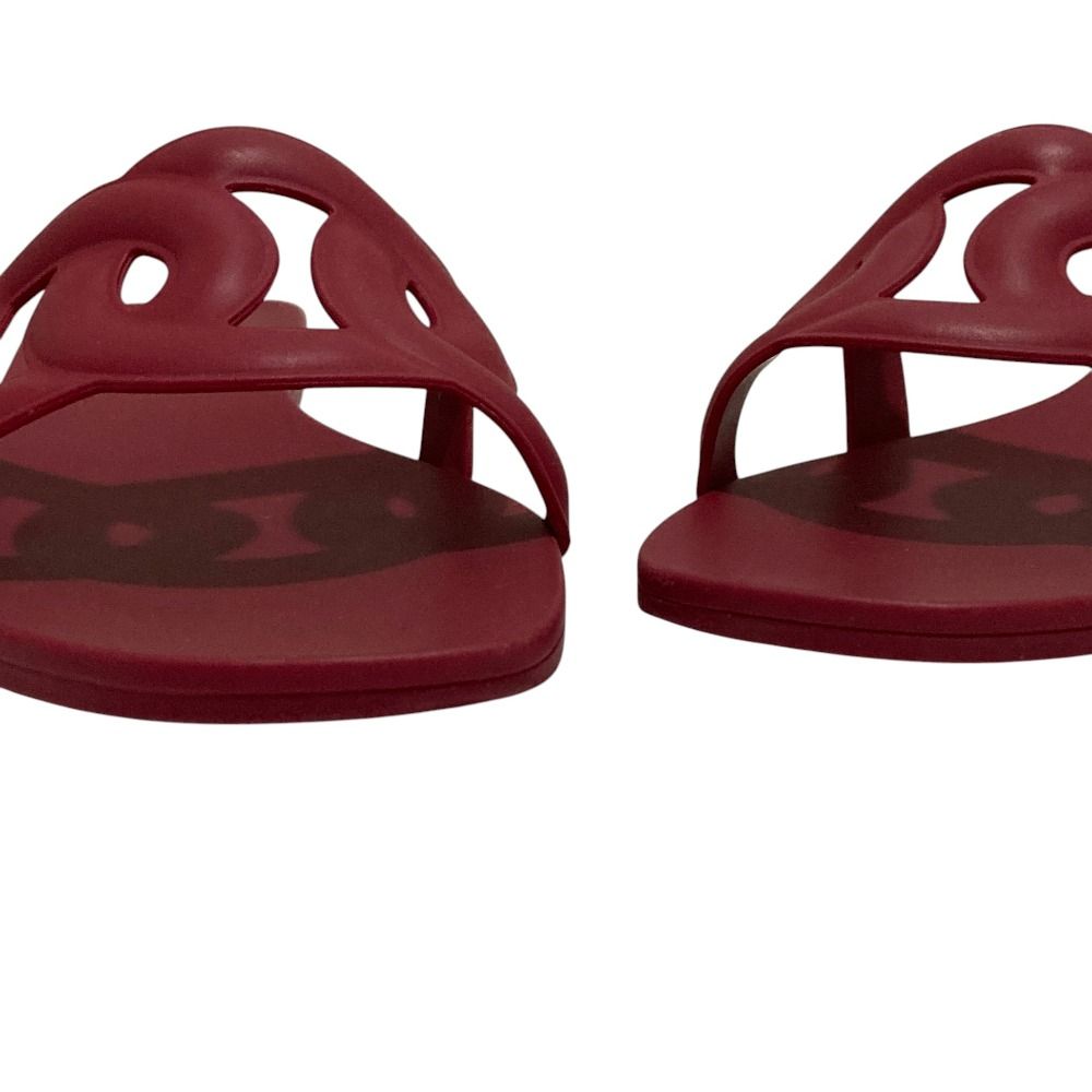 Hermes Aloha Chaine D'ancre Rubber Sandals Pink — view 4