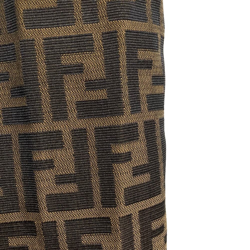 Fendi Vintage Zucca Pattern Tapered Pants I Beige 42 — view 8