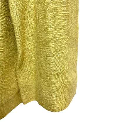 Gucci Tom Ford Era Sun Button Silk Collarless Jacket Yellow Stand Collar 42 — view 7