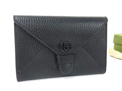 Gucci GG Marmont Leather Multi Pouch Case Black