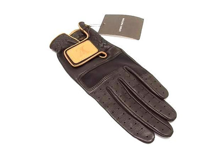 Louis Vuitton Polyamide One Handed Golf XS 18 Brown Gloves