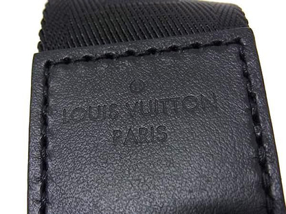 Louis Vuitton Nylon Bag Shoulder Strap Crossbody Black — view 4