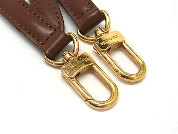 Louis Vuitton Shoulder Strap Crossbody Brown for Leather Bag — view 3