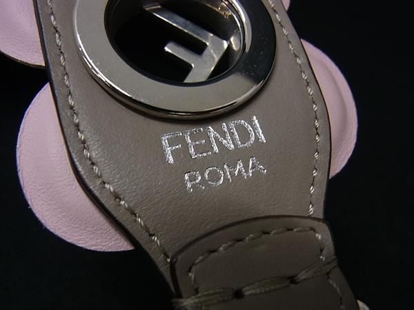 Fendi Shoulder Strap Handle Greige for You Mini Leather Bag — view 3