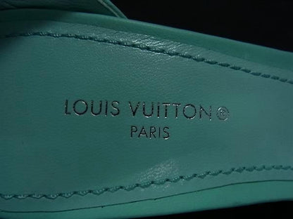Louis Vuitton Leather Heels Shoes Mint Green — view 5