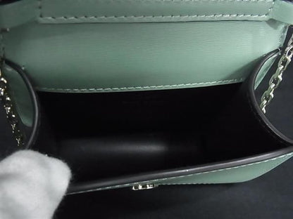 Cartier Panthere C Micro Leather Chain Shoulder Bag Pochette Green — view 5