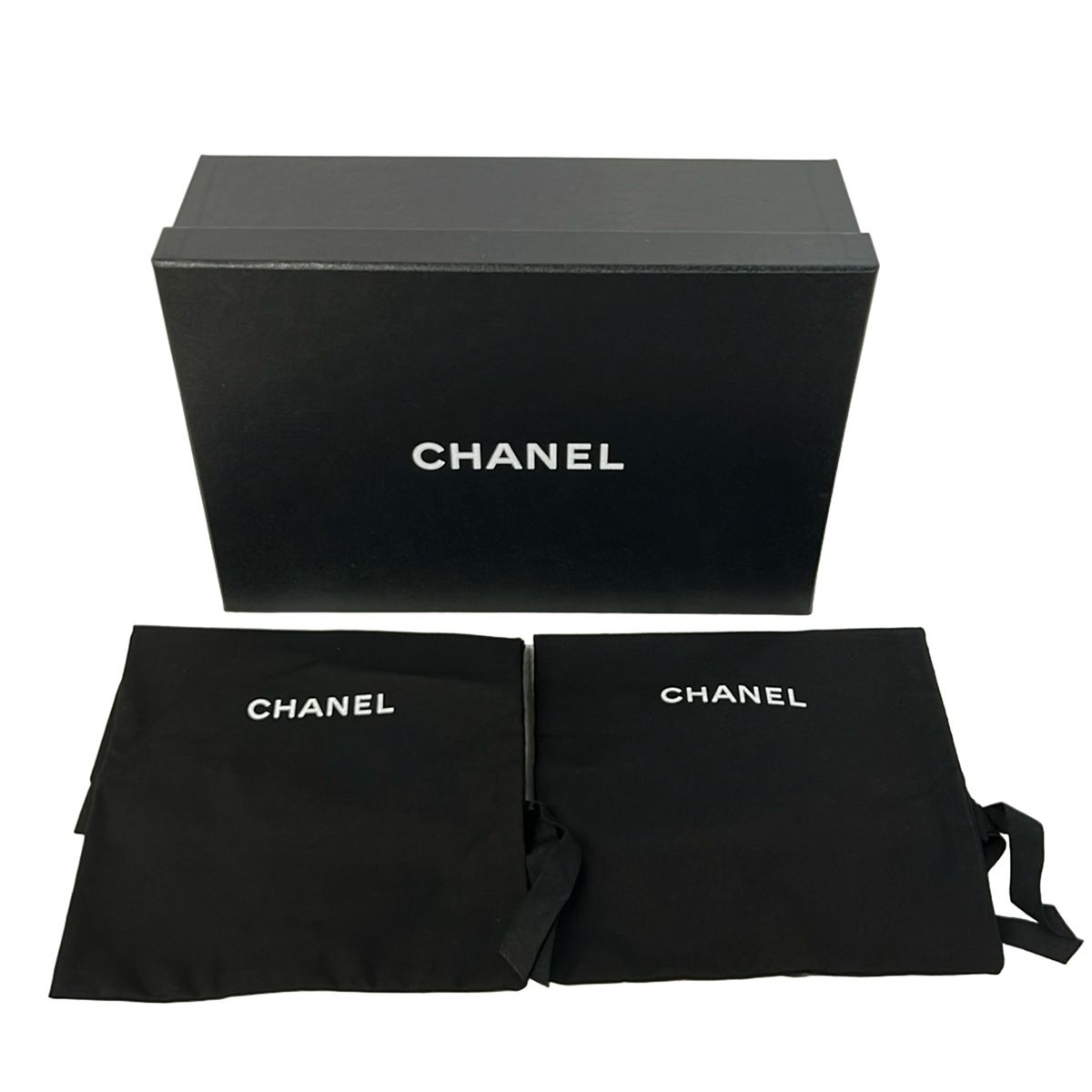 Chanel Flat Shoes Black Clear CC Logo Mesh — view 8
