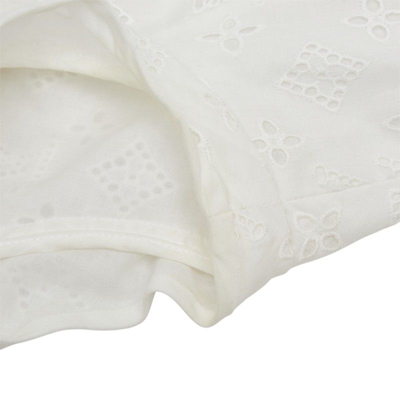 Louis Vuitton White Cotton Dress 38 — view 4