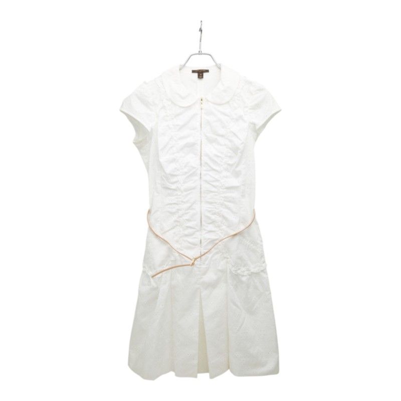 Louis Vuitton White Cotton Dress 38