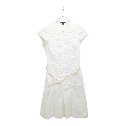 Louis Vuitton White Cotton Dress 38
