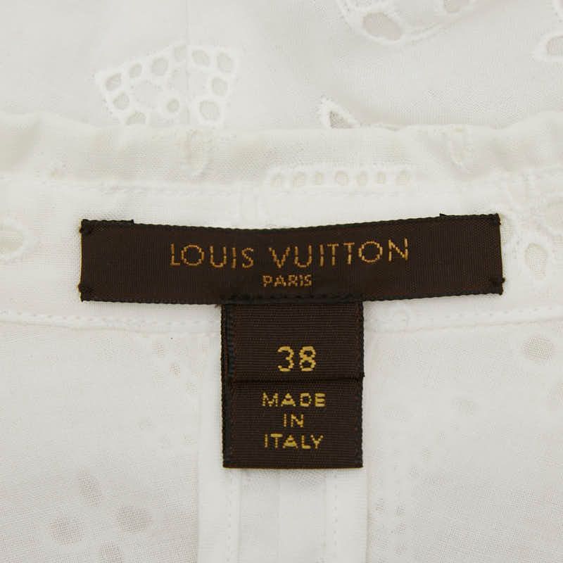 Louis Vuitton White Cotton Dress 38 — view 7