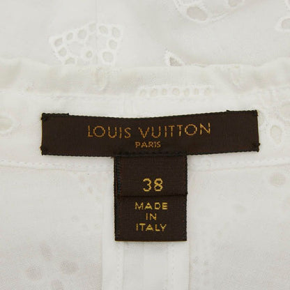 Louis Vuitton White Cotton Dress 38 — view 7