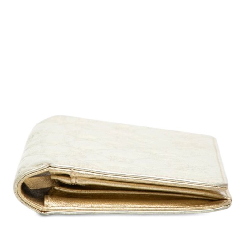 Chanel Icon Symbol Charm Wallet Gold Patent Leather — view 3